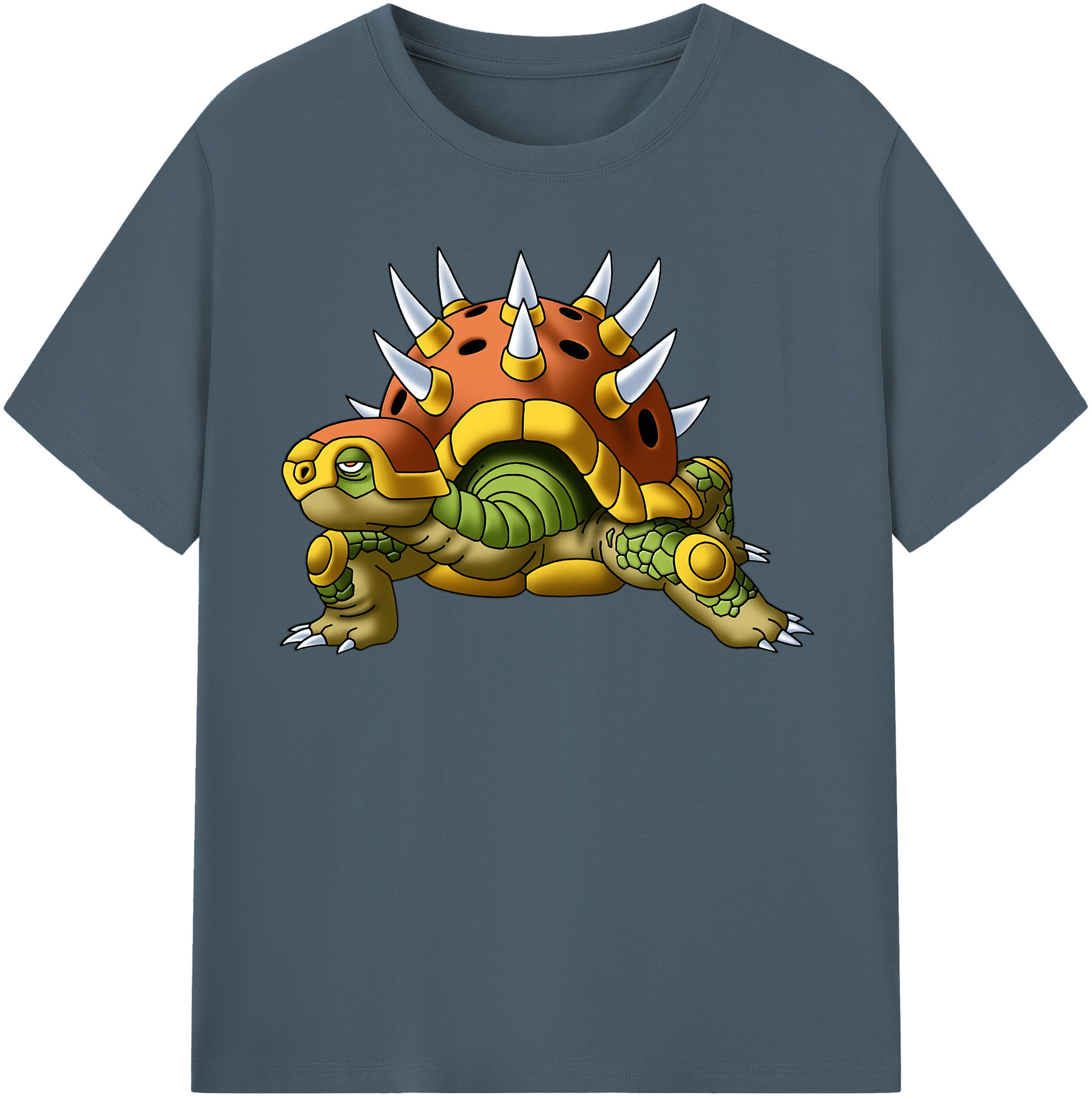 （画像用） ドラゴンクエスト Doragon Kuesuto Dragon Quest 綿100％半袖Tシャツ（フロントプリント）